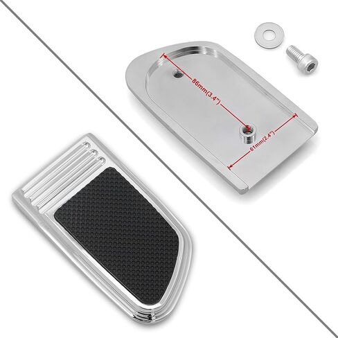 Defiance floorboards for Harley Touring street glide FLHX FLT FLHR FLHXS FLHTCUTG chromed rear footboards and Heel Toe Shift Levers (Chromed) in Saudi Arabia