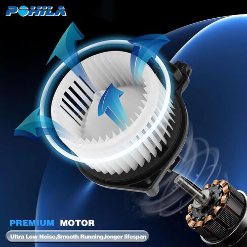 HVAC Heater Blower Motor with Fan Cage Compatible with Toyota Tacoma 2005-2015, Replace# 8710304040, 8710304044, TYC700188, 52402809 in Saudi Arabia
