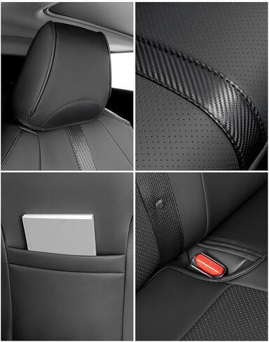 غطاء مقعد تغطية كاملة من Weather Liner لسيارة Toyota RAV4 Custom Fit 2019 2020 2021 2022 2023 2024 LE XLE Limited (AWD) XLE Premium (ليس للهجين) مجموعة ملحقات السيارة الداخلية الجلدية لـ RAV 4 in Saudi Arabia