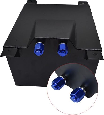 5 Gallon Coated Aluminum Fuel Cell Gas Tank & Level Sender for Racing/drifting Black in Saudi Arabia