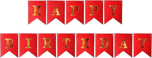 لافتة زينة لحفلات أعياد الميلاد السعيدة، لافتة زينة لحفلات أعياد الميلاد الحمراء، لوازم الحفلات المميزة in Kuwait