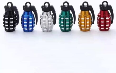 غطاء صمام الإطار، غطاء جذعي للصمام لشاحنة السيارة الرائعة UTV SUV للدراجات النارية غطاء جذعي عالمي لملحقات السيارة (5 عبوات) (برتقالي)، برتقالي، أخضر، فضي in Kuwait