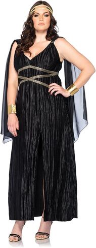 Leg Avenue Plus-Size Plus Size Goddess Dress with Drape Shoulder Cuffs Headpiece in Saudi Arabia