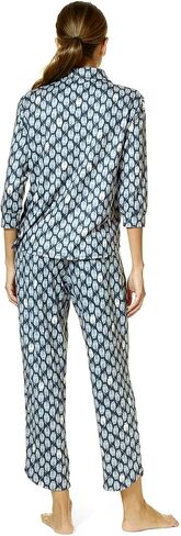 HUE Women's Brushed Loose Knit Button Up Shirt and Pant 2 Piece Pajama Set in Saudi Arabia