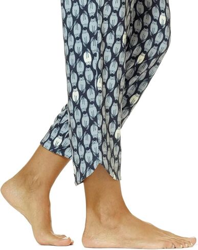 HUE Women's Brushed Loose Knit Button Up Shirt and Pant 2 Piece Pajama Set in Saudi Arabia