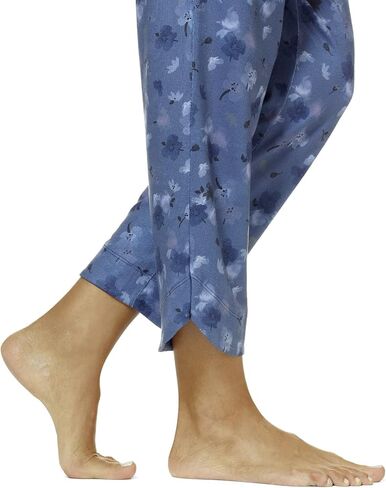HUE Women's Brushed Loose Knit Button Up Shirt and Pant 2 Piece Pajama Set in Saudi Arabia