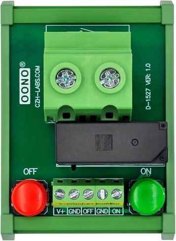 وحدة مرحل الإغلاق DC12V SPST 90Amp 277VAC/60VDC، حامل السكك الحديدية DIN، OONO D-1527T in Saudi Arabia