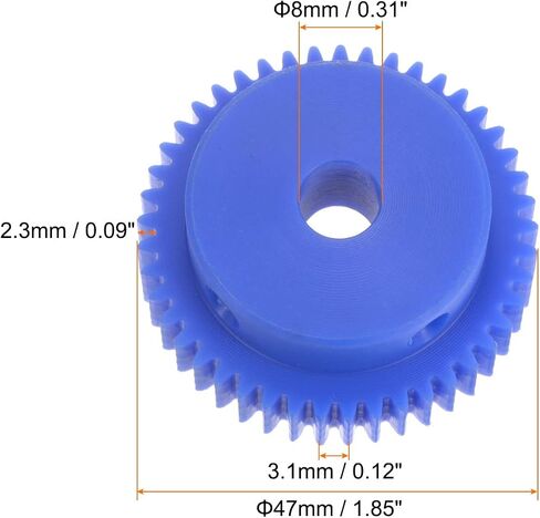 Spur Gear 8mm Bore Step Gear 100T Mod 1 ترس المحرك البلاستيكي لقطع غيار السيارات RC ملحقات المطحنة الكهربائية علبة التروس تخفيض التروس والعتاد المخفض in Saudi Arabia