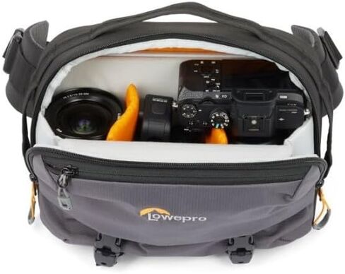 Lowepro Trekker Lite Hp 100, Compact Camera Backpack with Tablet Pocket, Camera Bag for Crop-Sensor Mirrorless Cameras, Ultracinch Compression System, Grey in Saudi Arabia
