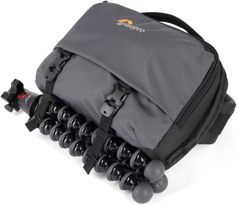 Lowepro Trekker Lite Hp 100, Compact Camera Backpack with Tablet Pocket, Camera Bag for Crop-Sensor Mirrorless Cameras, Ultracinch Compression System, Grey in Saudi Arabia