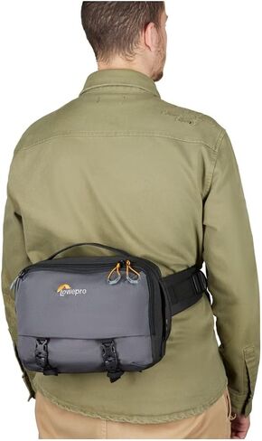 Lowepro Trekker Lite Hp 100, Compact Camera Backpack with Tablet Pocket, Camera Bag for Crop-Sensor Mirrorless Cameras, Ultracinch Compression System, Grey in Saudi Arabia