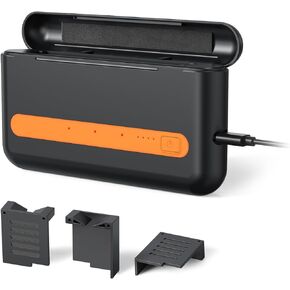 7000mAh Battery Charging Case for Gopro Hero 12, Battery Charger with 3 Channel Compatible with Gopro Hero 11, Gopro Hero 10, Gopro Hero 9, Gopro Hero 8/7/6/5, Smart Power Indicator