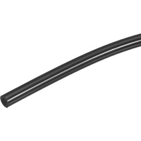 DMiotech 2mm ID 4mm OD 1mm Thick 16 Feet Silicone Tube Black Industrial Silicone Tubing for Water Air Pump