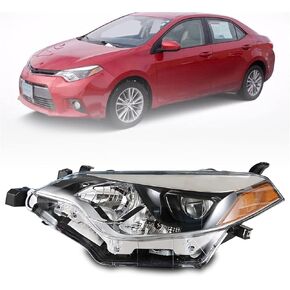 Headlights Replacement for 2014 2015 2016 Toyota Corolla Headlight Left Driver Side
