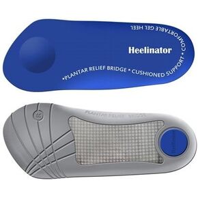 Premium Quality ¾ Plantar Fasciitis Gel Insole for Men & Women – Foot & Heel Pain Relief Orthotic – Orthopedic Support – Men’s 8-12