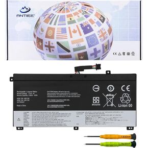 45N1742 45N1740 45N1741 45N1743 Laptop Battery Replacement for Lenovo ThinkPad T550 T550s T560 W550 W550s P50S Type 20CK 20CJ 20FH 20FJ 20E2 Series SB10K12721 00NY639 3ICP/7/61/70 3ICP7/62/66 44Wh