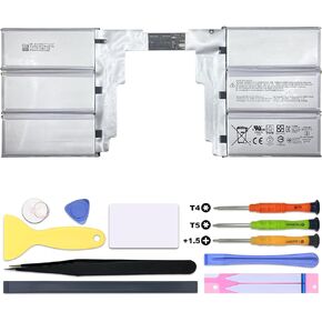 G3HTA049H G3HTA050H Keyboard Battery Replacement for Microsoft Surface Book 2 Battery, Model 1835 13.5-Inch 11.36V,57.3Wh,5042mAh, with Tools (Not for Surface Book 2 Model 1834 13.5-Inch)