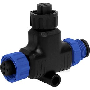 NMEA 2000 T-Connector Compatible with Garmin Lowrance Simrad B&G & Navico Networks,NMEA 2000 (N2k) (Tee) T-Connector