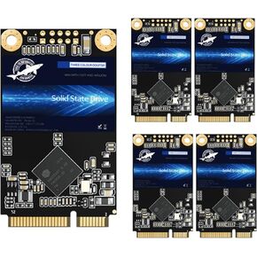 SSD MSATA 64GB Dogfish محرك أقراص الحالة الصلبة الداخلي عالي الأداء لأجهزة الكمبيوتر المحمول المكتبية 5 وحدات [64 جيجابايت (5 حزم)، MSATA] in Kuwait