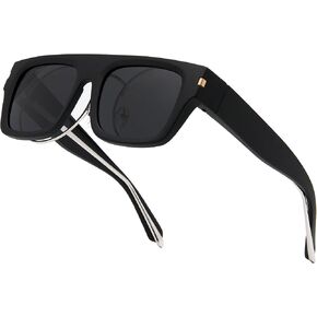 Long Keeper Polarized Sunglasses Over Glasses for Women Men Fashion Square Lightweight Wear Over Glasses UV Protection