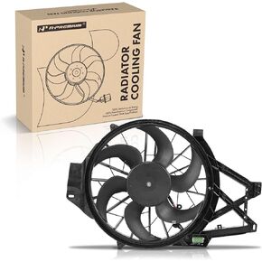 A-Premium Engine Radiator Cooling Fan Assembly Compatible with Select Ford Models - Mustang 2001 2002 2003 2004 - Replace# 3R3Z8C607AA, 1R3Z8C607AA