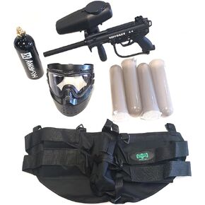 مجموعة مسدسات كرات الطلاء Tippmann A-5 Mega 4+1، مجموعة أقلام تحديد كرات الطلاء من عيار 68 in Kuwait