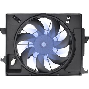 Carbhub Radiator Cooling Fan Assembly for Hyundai Accent Vel Oster 2012 2013 Replace for 620442, 253801R050, HY3115136