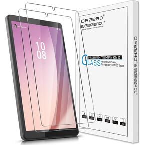 Orzero (2 Pack Tempered Glass Screen Protector Compatible for Lenovo Tab M8 4th Gen 8 inch (2023 Released), 9 Hardness HD (Lifetime Replacement)