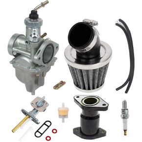 Carburetor Yamaha Breeze Grizzly 125 YFM125 Moto 4 YFM225 Timberwolf 250 YFB250 Carb With Intake Boot Joint And Petcock Valve