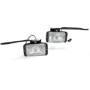 Driver and Passenger Side Fog Light Assembly Compatible with 1988-1999 Chevy/GMC C1500 C2500 C3500 K1500 K2500 K3500 / 82-91 GMC S15 / 82-97 Chevy S10
