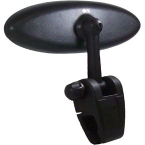 "CIPA 02003 Ellipse 4"" x 11"" Marine Mirror", black
