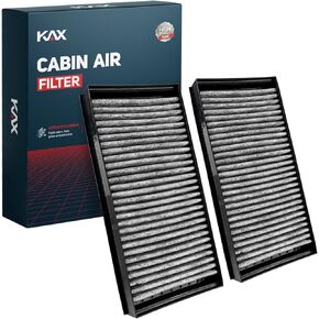 KAX Cabin Air Filter, (CF10936) Replacement for BMW X5 2007 2008 2009 2010 2011 2012 2013 2014 2015 2016 2017 2018 2019, X6 2008-2019, w/Activated Carbon Passenger Compartment Air Filter