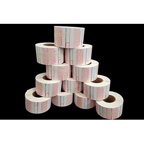 CAS SCALE LABEL. ALL MADE in USA. ALL DIFFERENT SIZES (12 Rolls, 8000)
