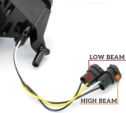 SAUTVS LED Headlights for Maverick Trail Sport Commander, LED Head lamp halo light Clear Lens for Can-Am Trail Sport Max 800 1000 2018-2024 / Commander & Max 1000R 2021-2024 Accessories (2PCS) in Saudi Arabia