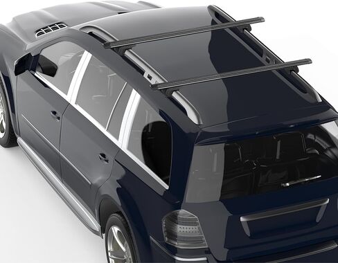 ACLONG Cross Bars Car Roof Rack 53 "Universal Adjustable Aluminum Cargo Rooftop Crossbars 135CM Fits Cars SUVs with Raised Rails Lockable for Ladders, Camping Gear, and Sports Equipment-2PCS in Kuwait