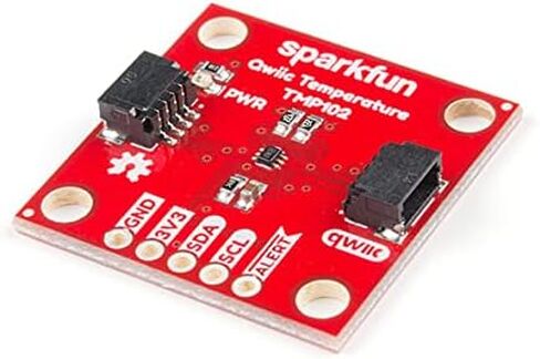 SparkFun Digital Temperature Sensor - TMP102 (Qwiic)-Compatible with Arduino and other Single-board computers Easy-to-Use I2C sensor Plug-and-Play breakout board Runs from 1.4-3.6V input Use with 3.3V in Saudi Arabia
