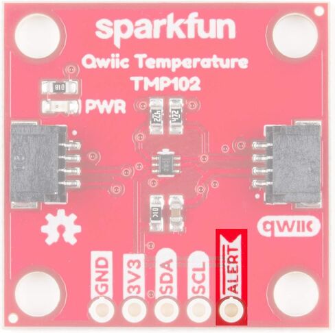 SparkFun Digital Temperature Sensor - TMP102 (Qwiic)-Compatible with Arduino and other Single-board computers Easy-to-Use I2C sensor Plug-and-Play breakout board Runs from 1.4-3.6V input Use with 3.3V in Saudi Arabia