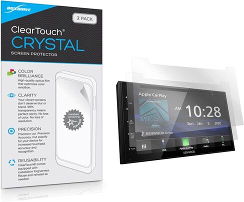 BoxWave Screen Protector Compatible with Kenwood DDX5707S - ClearTouch Anti-Glare (2-Pack), Anti-Fingerprint Matte Film Skin for Kenwood DDX5707S, Kenwood DDX5707S, DDX57S in Saudi Arabia