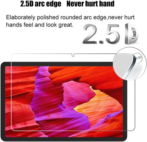 [عبوة من قطعتين] واقي شاشة من الزجاج المقسى للكمبيوتر اللوحي بحد أقصى 11 2023 مع طبقة حماية شفافة خالية من الفقاعات 2.5D 9H مضادة للخدش وشفافة عالية الدقة in Kuwait