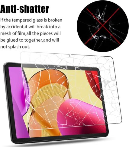 [عبوة من قطعتين] واقي شاشة من الزجاج المقسى للكمبيوتر اللوحي بحد أقصى 11 2023 مع طبقة حماية شفافة خالية من الفقاعات 2.5D 9H مضادة للخدش وشفافة عالية الدقة in Kuwait
