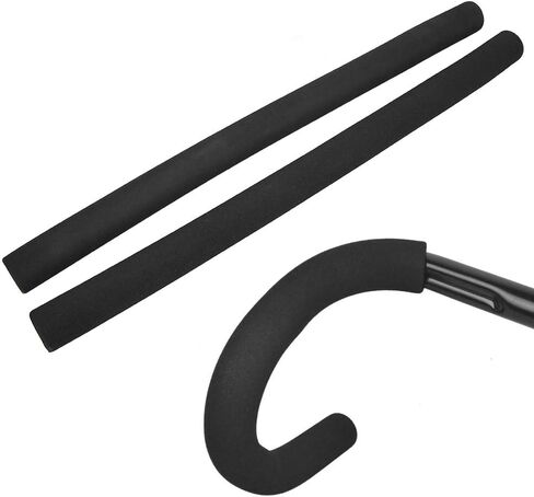 Qiilu Rubber Handlebar Grip Tube Foam Wrap for Bike Handles Black Sponge Tube Sponge Foam Soft Handlebar Grips Cover Plug Bike sories in Saudi Arabia