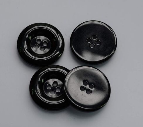 Wholesale Lots 8pcs Huge Extra Large Big Wide-Brimmed Huge Sewing Fasteners Flatback Resin Buttons 50mm 1.97 Inches (White) in Saudi Arabia