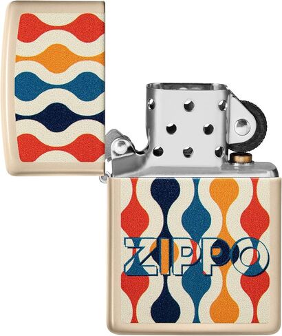 ولاعة زيبو: شعار Zippo Retro - رمل مسطح 49902 in Saudi Arabia