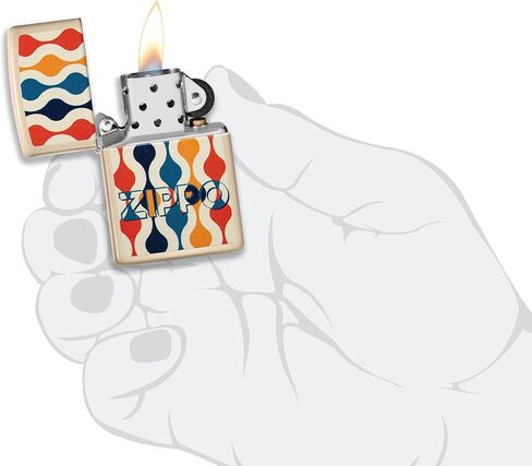 ولاعة زيبو: شعار Zippo Retro - رمل مسطح 49902 in Saudi Arabia