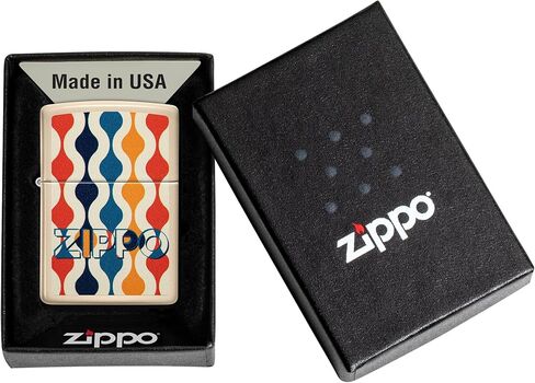 ولاعة زيبو: شعار Zippo Retro - رمل مسطح 49902 in Saudi Arabia
