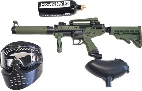 مجموعة مسدسات كرات الطلاء من تيبمان كرونوس .68 مجموعة علامات عيار - زيتوني in Kuwait