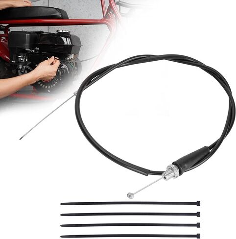 RUTU 44.5" Throttle Cable - 1130mm Universal Mini Bike Throttle Cable Kit - Compatible with CT200U Trail 200 Baja Warrior MB200 SSR 125 Gas Mini Bike Go Kart Dirt Bike in Saudi Arabia