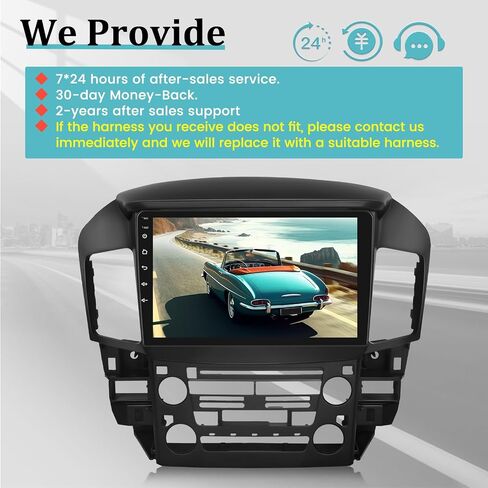 2+64G Android 13 Car Radio for Lexus RX300 / Toyota Harrier 1997-2003 - Wireless Apple Carplay and Android Auto - 9 Inch Touchscreen HiFi Audio - WiFi/GPS/Mirror Link/SWC + AHD Backup Camera in Saudi Arabia