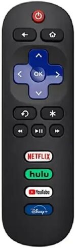 جهاز تحكم عن بعد بديل فقط لتلفزيون Roku، متوافق مع أجهزة التلفاز الذكية TCL Roku/Hisense Roku/Onn Roku/Sharp Roku/Element Roku/Westinghouse Roku/Philips Roku in Saudi Arabia