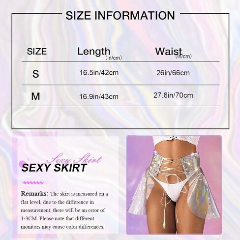 تنورة DRESBE النسائية المضيئة بإضاءة LED ووشاح الورك الشفاف عالي الخصر وتنورات مثيرة لحفلات البيكيني in Saudi Arabia